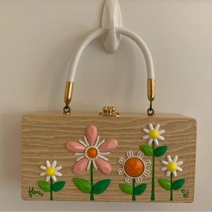 Vintage FLORA Enid Collins Texas Box Bag